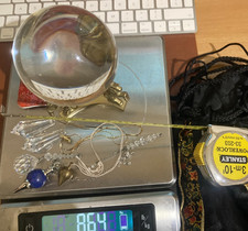 RARE LEAD HEAVY CRYSTAL BALL