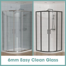 Quadrant Shower Enclosure Walk In Corner 6mm Cubicle Easy Clean Glass Screen