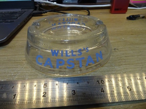 Three vintage wills glass - three,