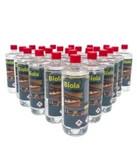 Bio ethanol fuel for fireplaces clean burning odourless 24 litres Biola liquid