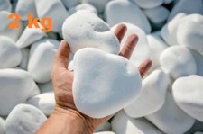 Decorative MARBLE EXTRA WHITE Stones / Pebbles  * HOME & GARDEN   AQUARIUM Large