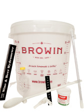 Home Brewing Starter Kit - Fermenter Sanitizer  Hydrometer Wine & Beer Equipment