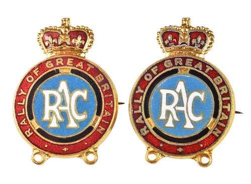 Two vintage old rac motor - two,