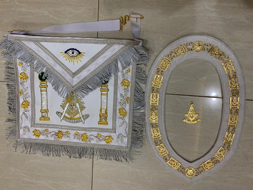 Masonic past master apron - masonic,