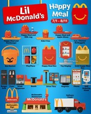 YOU PICK - 2025 LIL MCDONALD'S Mini Happy Meal Toy - 21 Different LIL Toys