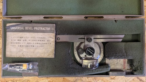 Mitutoyo universal bevel - mitutoyo,