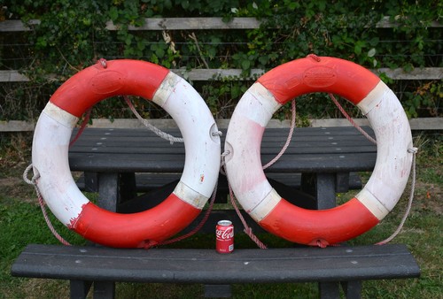 Used old plastic - 2x, ring