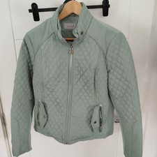 Per Una Ladies Jacket Size 14 Light Green Good Condition (Marks & Spencer)