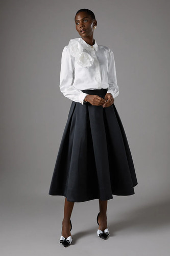 Coast black midaxi skirt - coast,