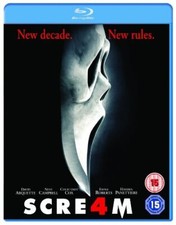Scream 4 Blu-Ray (2011) David Arquette, Craven (DIR) cert 15 Fast and FREE P & P