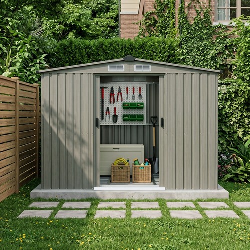 8x8ft galvanized garden - 8x8ft,