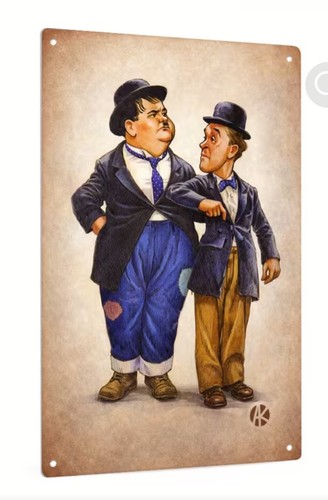 Laurel and hardy vintage style - laurel,