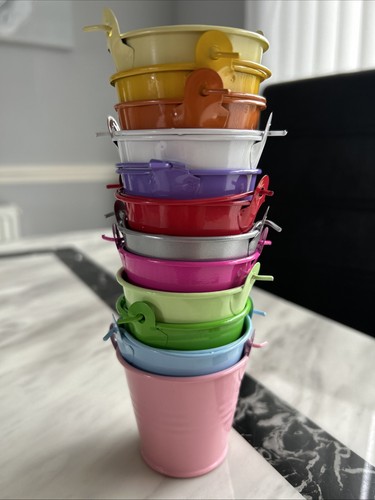 Mini colour buckets with - mini,