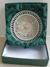 Donegal Parian China Limited Edition, Hand Numbered, Hand Made, Latticed Rose 