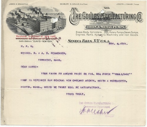1891 goulds manufacturing - goulds, co