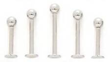 Lip Stud Monroe / Tragus / Labret - 1mm 1.2mm 1.6mm - Choose Length & Ball Size