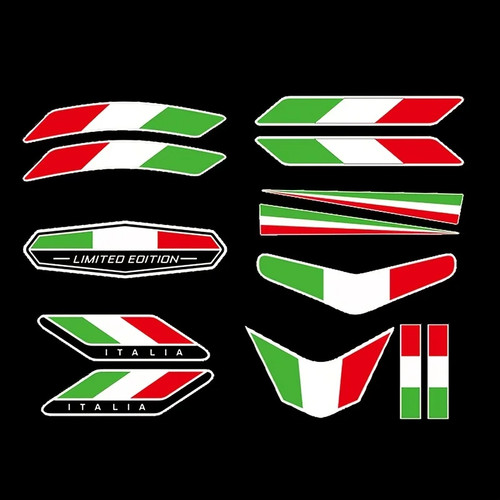Italian flag stickers - italian,