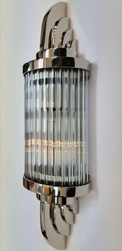Art deco antique nickel brass - antique,