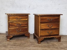 Stunning pair of Solid Mahogany Vintage Bedside Tables in fantastic condition