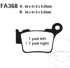 EBC Brake Pads FA368R fits KTM SX EXC SMR SXC SX-F 2T 4T Racing Supermoto