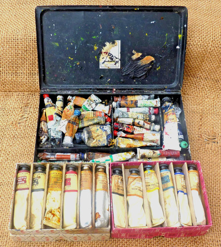 Art artist paint box - art,