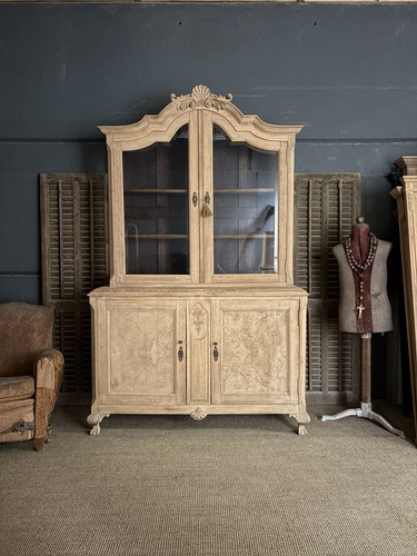 Antique french bookcase - french,