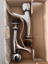 Armitage Shanks Fairline 1/2 inch sink pillar taps chrome