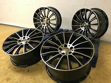 18" AMG Sport GT Style Alloy Wheels Black Machined Mercedes E Class W212 W213