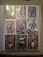 360 Signed Folder Full Of Match Attax, Shoot Out Football Cards