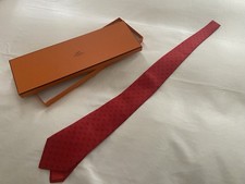 HERMÈS Men's Silk Tie In