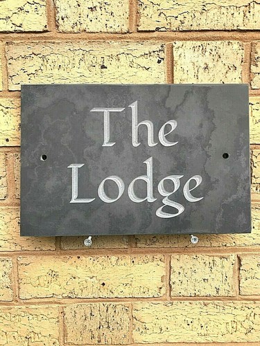 Large slate house - large,