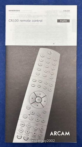 Original arcam cr100 remote - original,