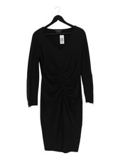 Isabel De Pedro Bodycon Midi Dress UK16 in Black