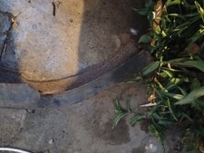 Vintage  bsa   pre war  Sloper Rear Mudguard Front Section For Spares Or Repaire