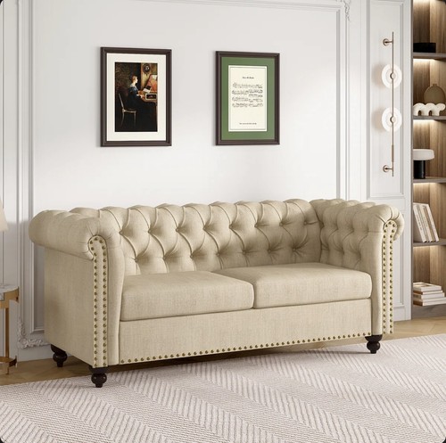 Large seater chesterfield - 2,