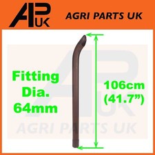 Black Silencer Exhaust Pipe for Massey Ferguson 390T 396 398 399 3050 Tractor