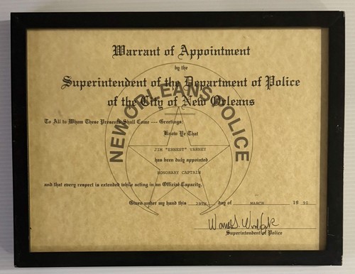 Jim varney warrant - jim,