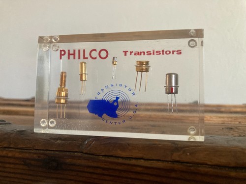 Philco transistors lucite - philco,