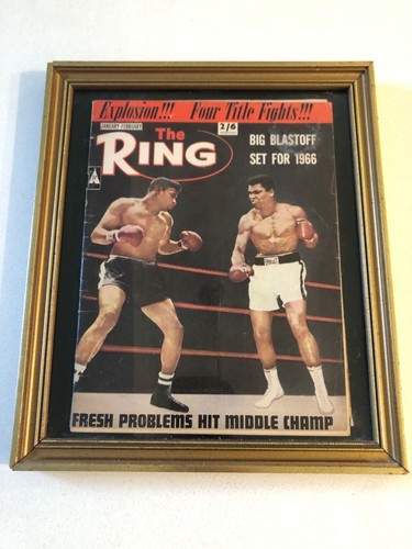 Framed the ring vintage boxing - framed,