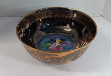 Wedgwood Fairyland Lustre Bowl Irish Mythology Firbolgs *REPAIRED* 8-1/8"d
