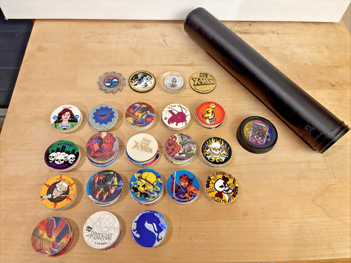 180 vintage pogs - vintage, 90's