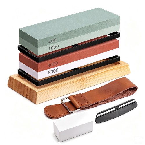 Knife sharpening stone kit - knife,