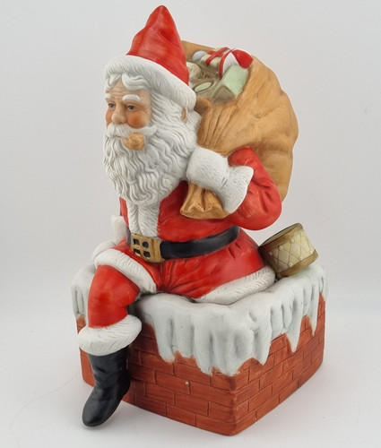 Vintage schmid ceramic santa - vintage,