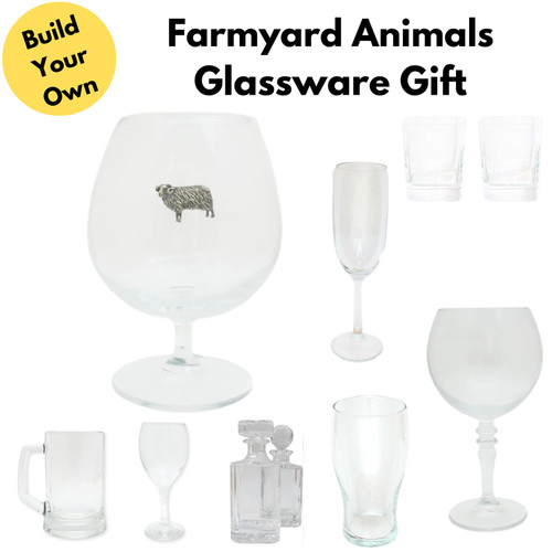 Farmyard animals drinking - farmyard,