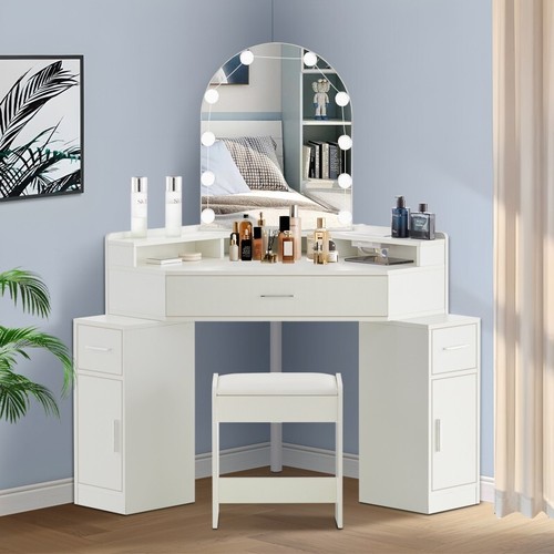 Corner mirror dressing table - corner,