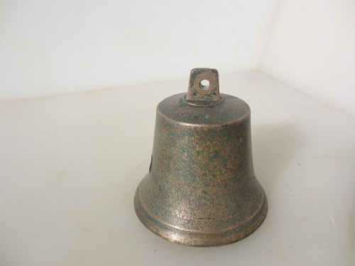 Victorian brass bell servant - brass,