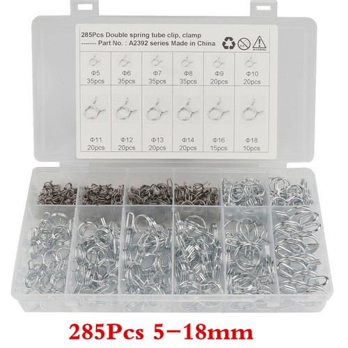Double wire fuel - double, clips