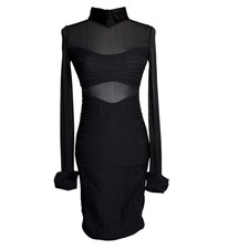 WOLFORD XS Dress Black Ruched