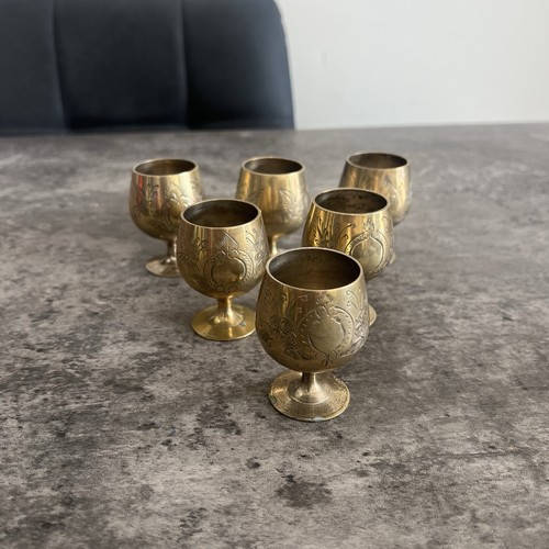 Vintage solid brass - brass, footed