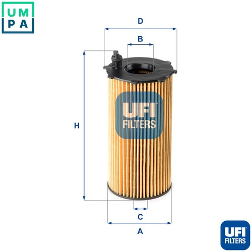 Oil filter 167 for dodge - 25.167.00,